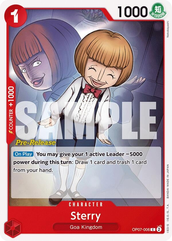 Image for Sterry (OP07-006) (500 Years in the Future Pre-Release Cards) - One Piece Card Game