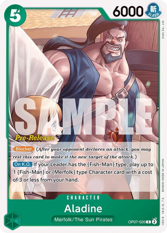 Image for Aladine (OP07-020) (500 Years in the Future Pre-Release Cards) - One Piece Card Game
