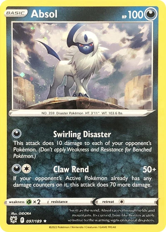 Image for Absol - 097/189 (Cosmos Holo) (097/189) (Miscellaneous Cards & Products) - Pokemon