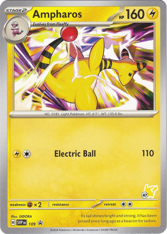 Image for Ampharos - Pikachu 47 (109) (Battle Academy 2024) - Pokemon