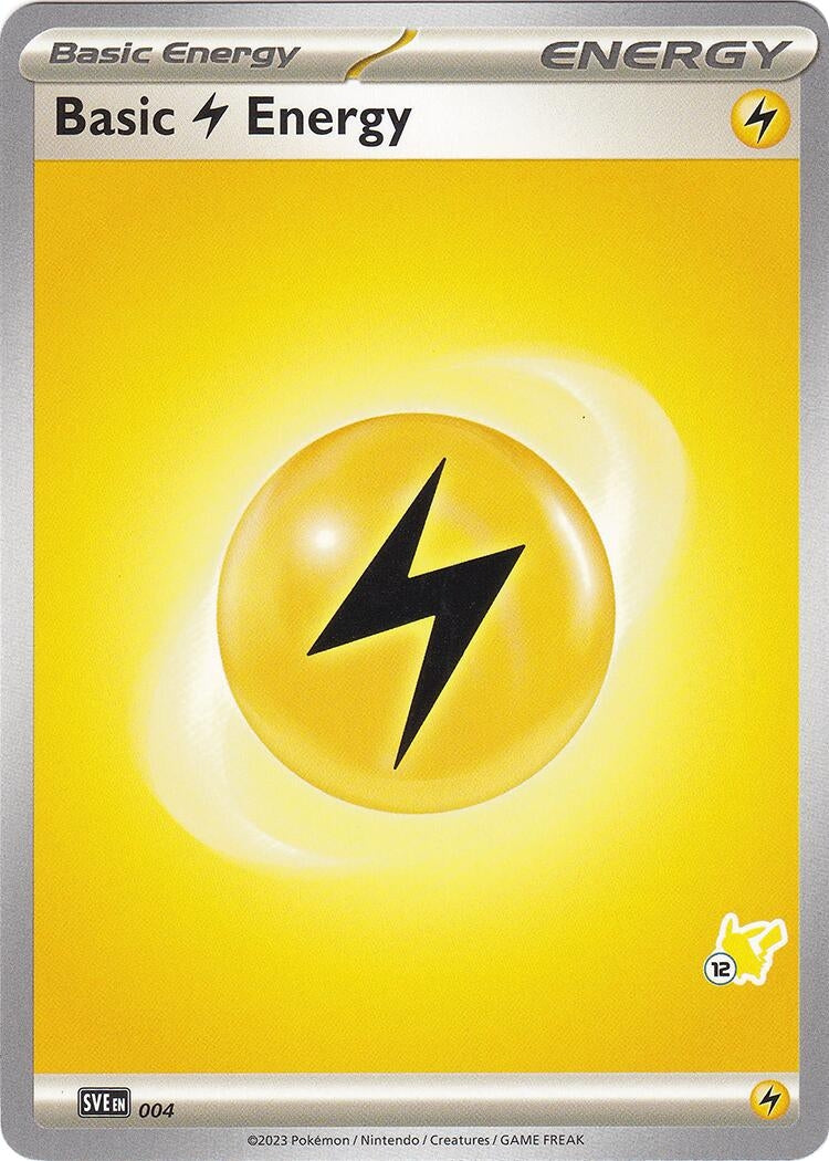 Image for Basic Lightning Energy - Pikachu 12 (004) (Battle Academy 2024) - Pokemon