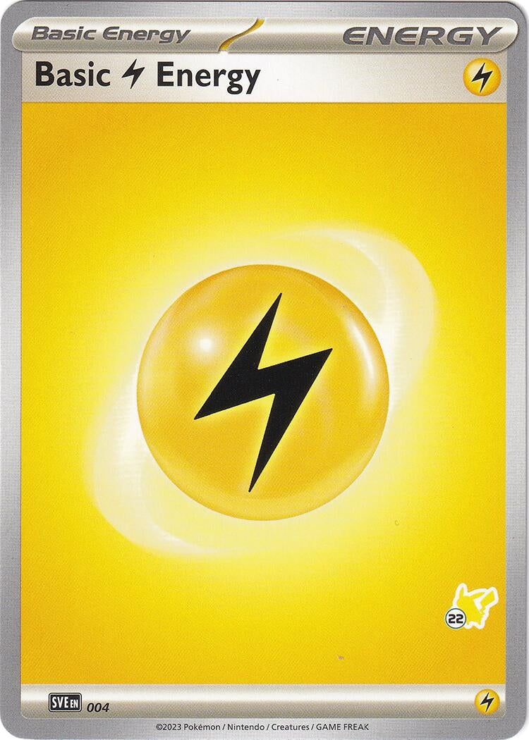 Image for Basic Lightning Energy - Pikachu 22 (004) (Battle Academy 2024) - Pokemon