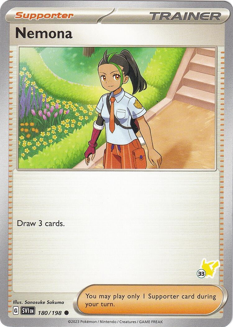 Image for Nemona - Pikachu 33 (180/198) (Battle Academy 2024) - Pokemon