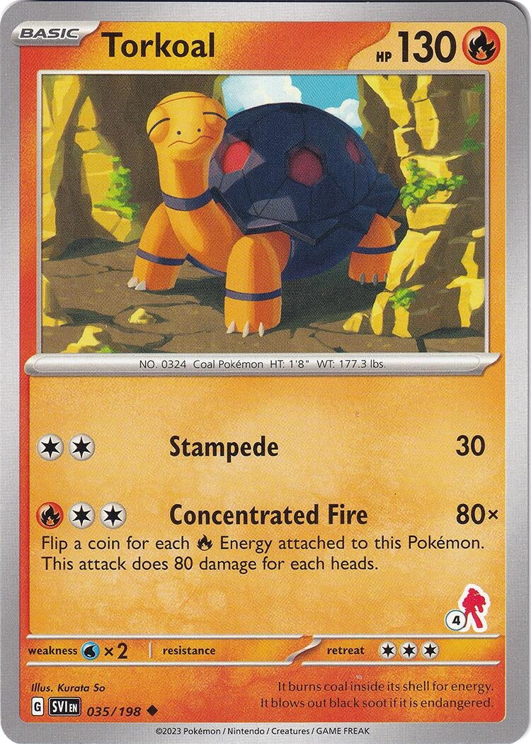Image for Torkoal - Armarouge 4 (035/198) (Battle Academy 2024) - Pokemon