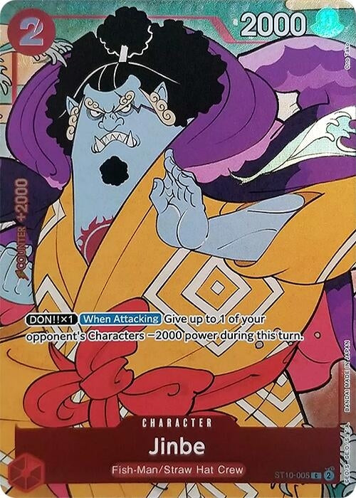 Image for Jinbe (English Version 1st Anniversary Set) (ST10-005) (One Piece Promotion Cards) - One Piece Card Game