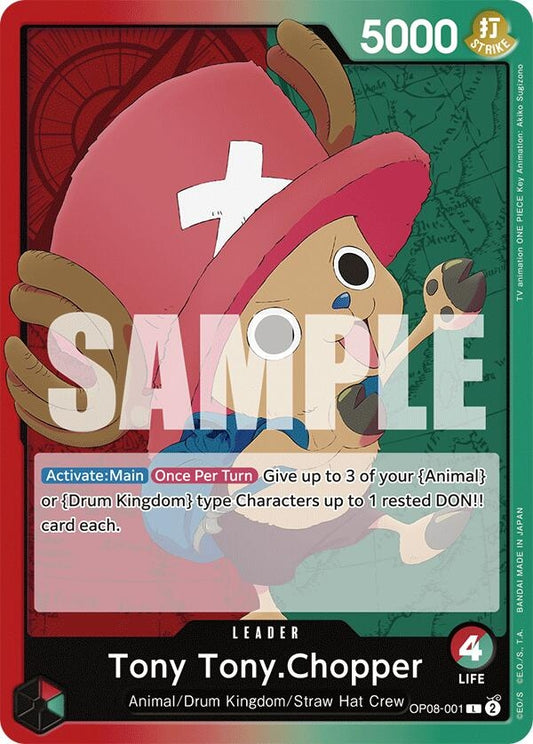 Image for Tony Tony.Chopper (001) (OP08-001) (Two Legends) - One Piece Card Game
