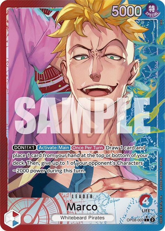 Image for Marco (Parallel) (OP08-002) (Two Legends) - One Piece Card Game