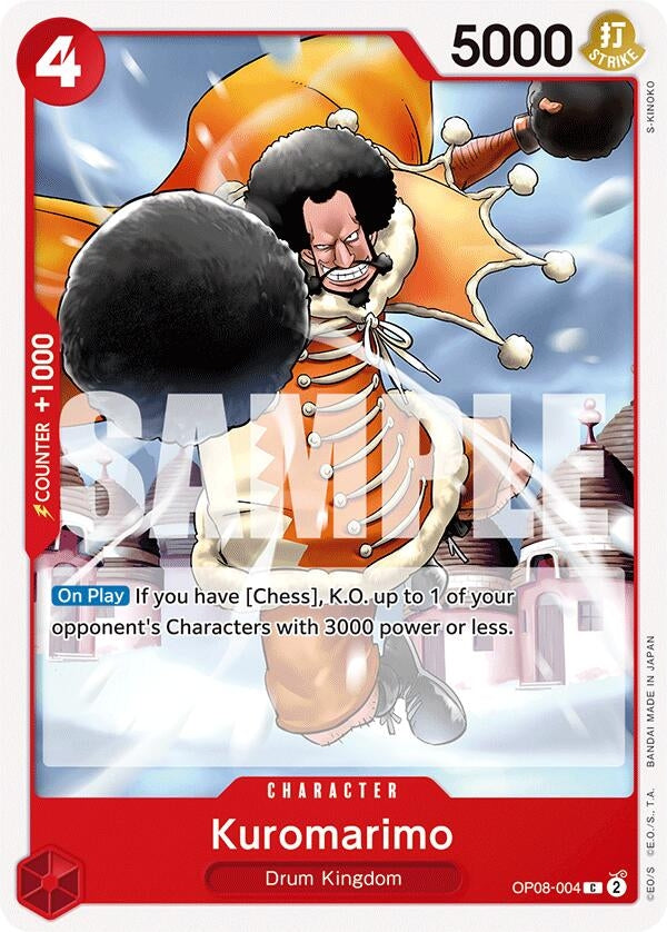 Image for Kuromarimo (OP08-004) (Two Legends) - One Piece Card Game