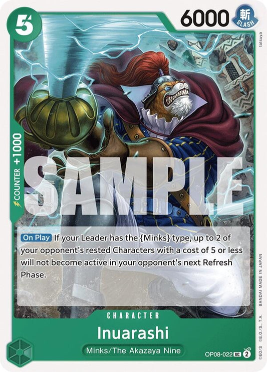 Image for Inuarashi (OP08-022) (Two Legends) - One Piece Card Game