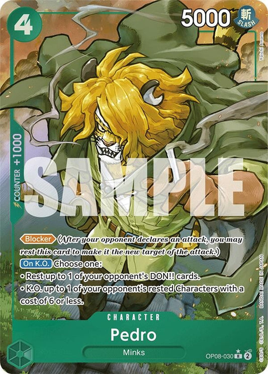 Image for Pedro (Parallel) (OP08-030) (Two Legends) - One Piece Card Game