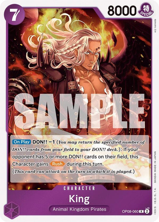 Image for King (060) (OP08-060) (Two Legends) - One Piece Card Game