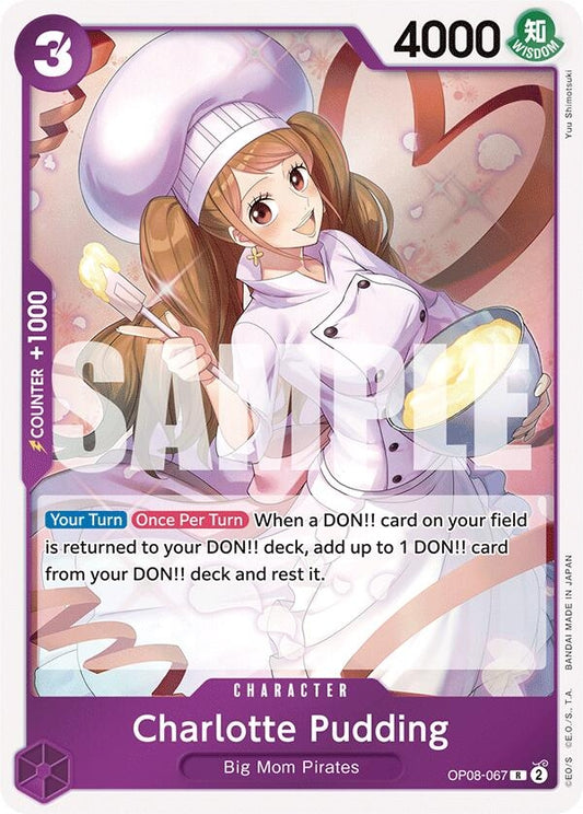Image for Charlotte Pudding (067) (OP08-067) (Two Legends) - One Piece Card Game