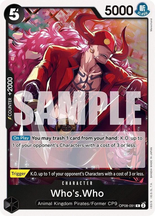 Image for Who's.Who (OP08-091) (Two Legends) - One Piece Card Game