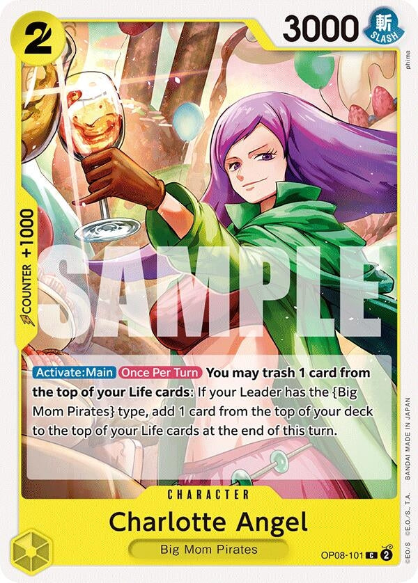 Image for Charlotte Angel (OP08-101) (Two Legends) - One Piece Card Game
