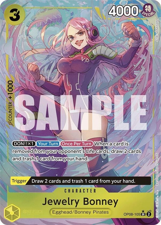 Image for Jewelry Bonney (Parallel) (OP08-105) (Two Legends) - One Piece Card Game