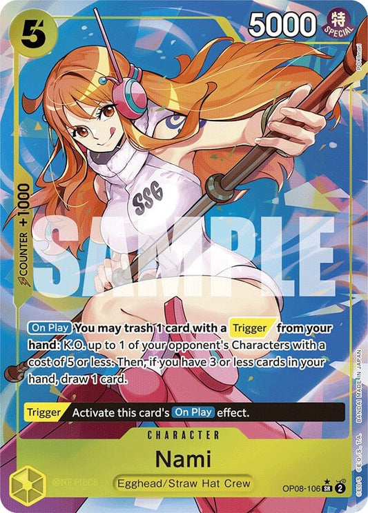 Image for Nami (Parallel) (OP08-106) (Two Legends) - One Piece Card Game