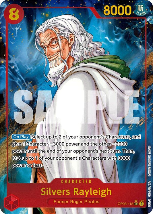 Image for Silvers Rayleigh (Parallel) (OP08-118) (Two Legends) - One Piece Card Game
