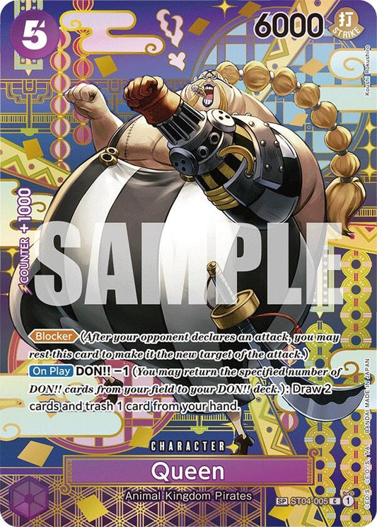 Image for Queen (SP) (ST04-005) (Two Legends) - One Piece Card Game