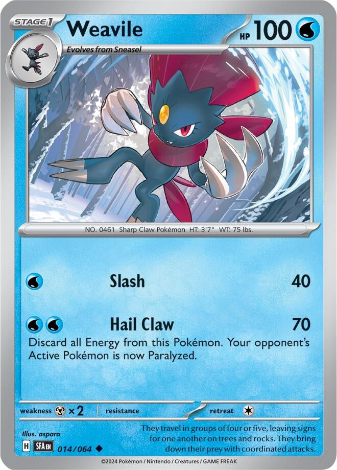 Image for Weavile (014/064) (SV: Shrouded Fable) - Pokemon