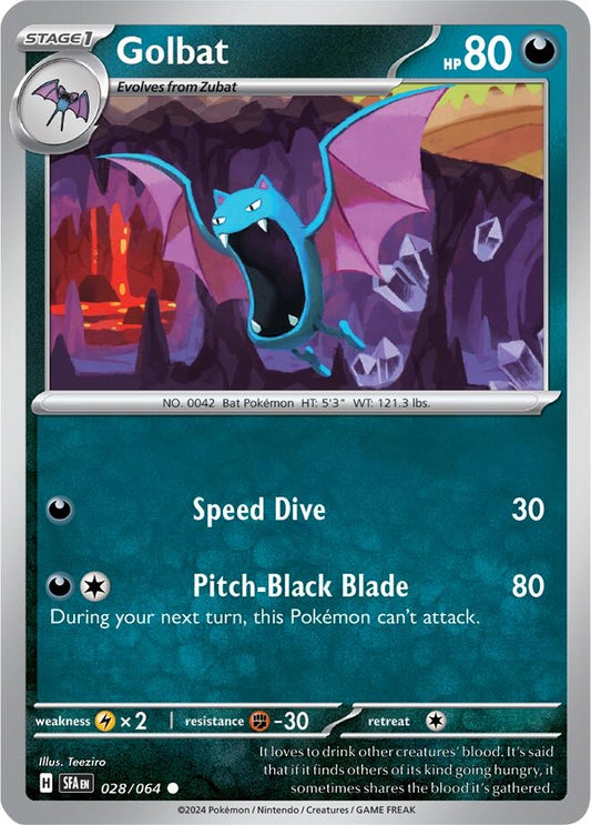 Image for Golbat (028/064) (SV: Shrouded Fable) - Pokemon