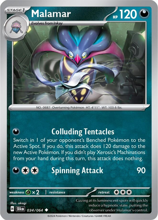 Image for Malamar (034/064) (SV: Shrouded Fable) - Pokemon