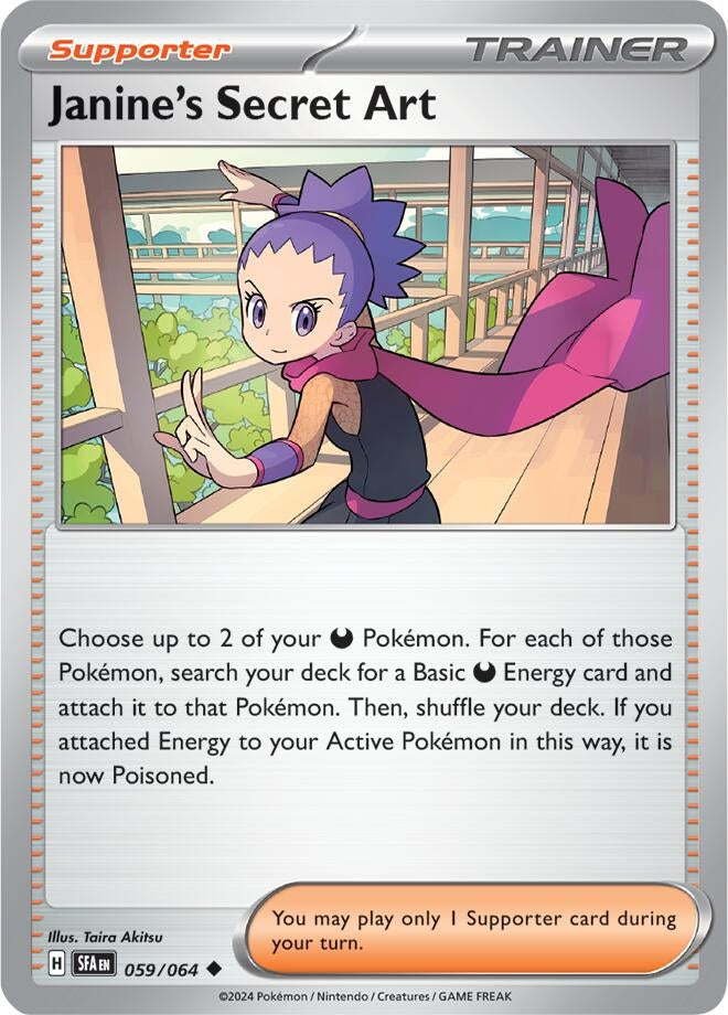 Image for Janine's Secret Art (059/064) (SV: Shrouded Fable) - Pokemon
