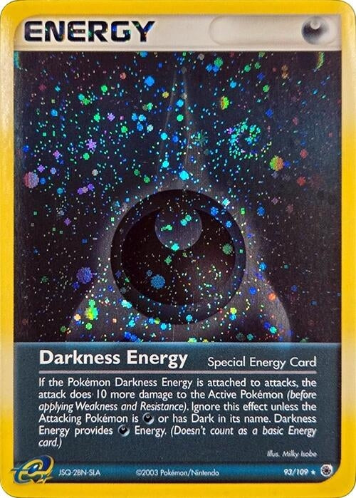 Image for Darkness Energy (Special) - 93/109 (Cosmos Holo) (93/109) (League & Championship Cards) - Pokemon