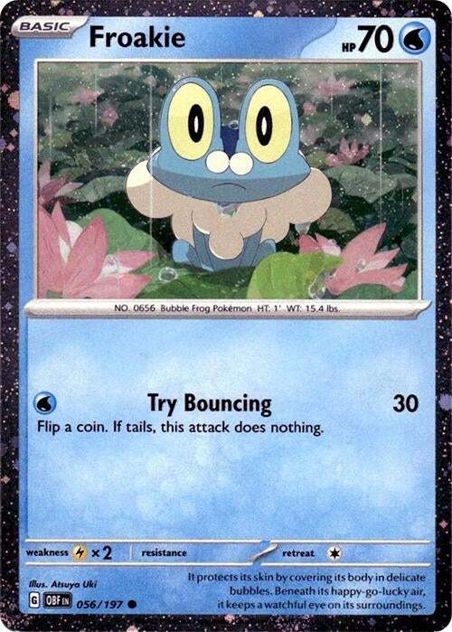 Image for Froakie - 056/197 (Cosmos Holo) (056/197) (Miscellaneous Cards & Products) - Pokemon