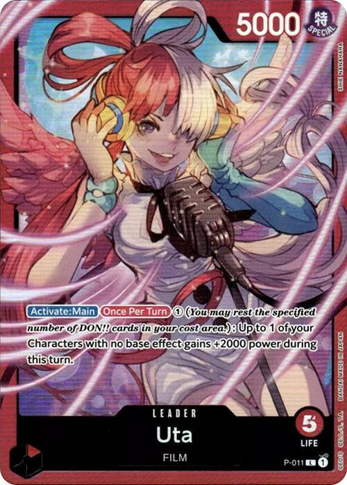 Image for Uta - P-011 (Premium Card Collection -Uta-) (P-011) (One Piece Promotion Cards) - One Piece Card Game