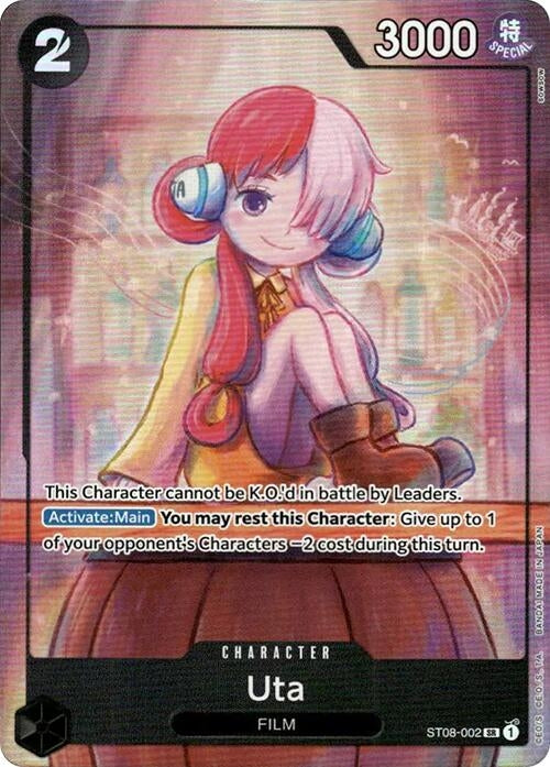 Image for Uta - ST08-002 (Premium Card Collection -Uta-) (ST08-002) (One Piece Promotion Cards) - One Piece Card Game