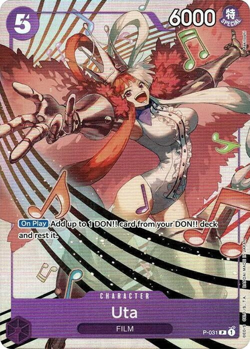 Image for Uta - P-031 (Premium Card Collection -Uta-) (P-031) (One Piece Promotion Cards) - One Piece Card Game