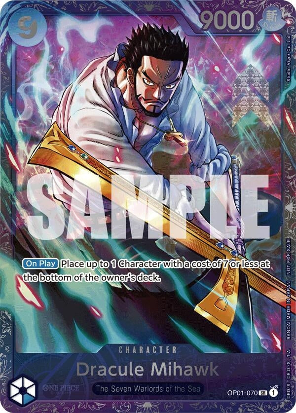Image for Dracule Mihawk (Treasure Cup 2024) (OP01-070) (One Piece Promotion Cards) - One Piece Card Game