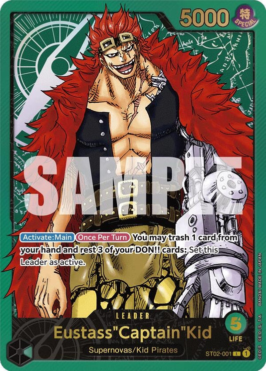 Image for Eustass"Captain"Kid (Premium Card Collection -Leader Collection-) (ST02-001) (One Piece Promotion Cards) - One Piece Card Game