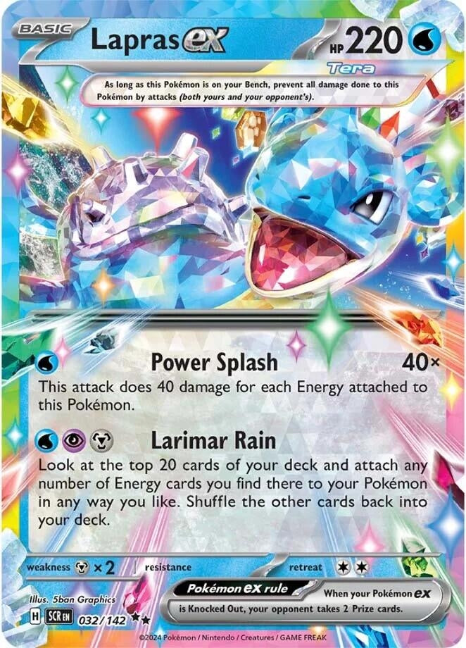 Image for Lapras ex (032/142) (SV07: Stellar Crown) - Pokemon