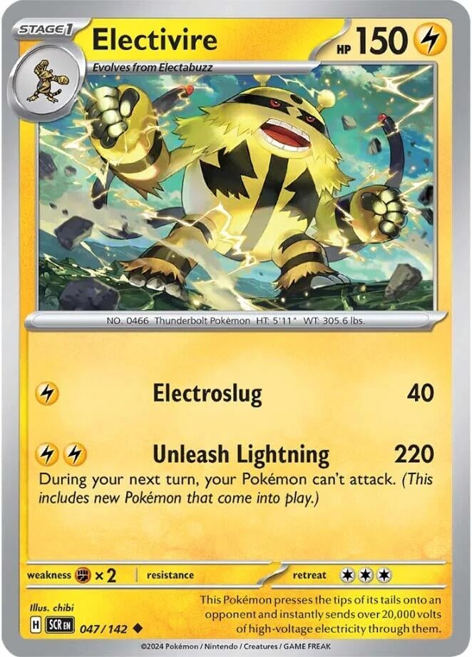 Image for Electivire (047/142) (SV07: Stellar Crown) - Pokemon