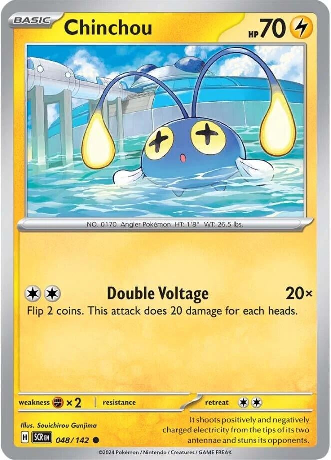 Image for Chinchou (048/142) (SV07: Stellar Crown) - Pokemon