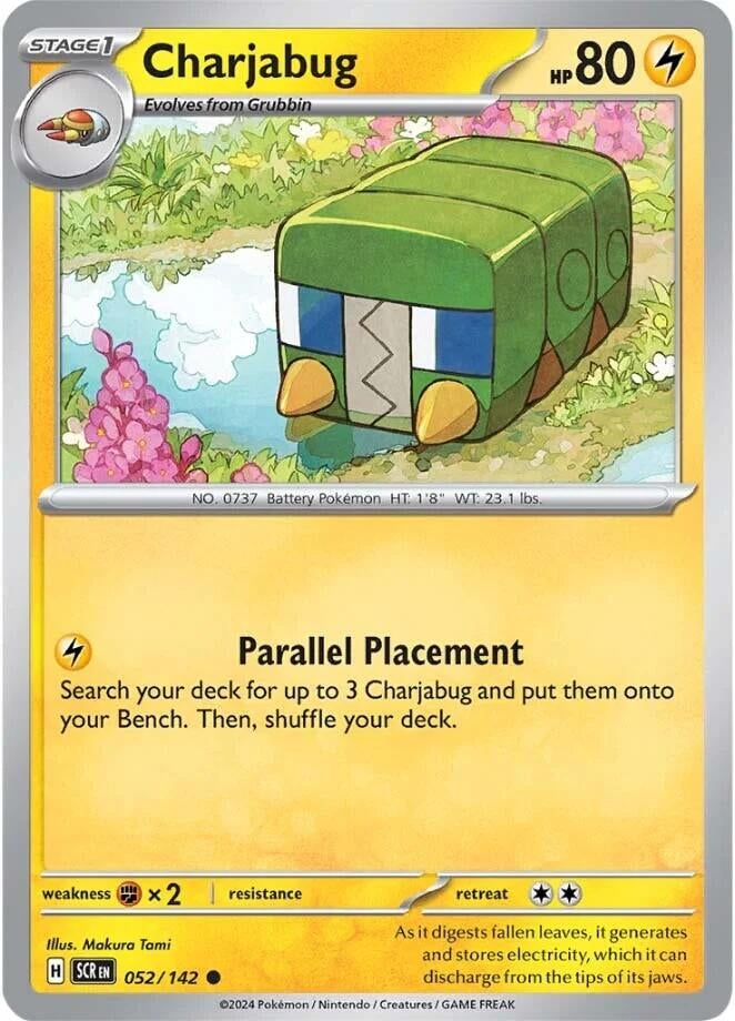 Image for Charjabug (052/142) (SV07: Stellar Crown) - Pokemon