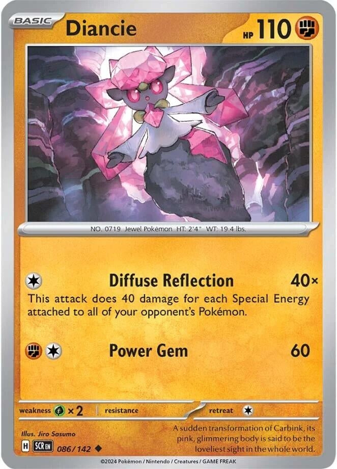 Image for Diancie (086/142) (SV07: Stellar Crown) - Pokemon