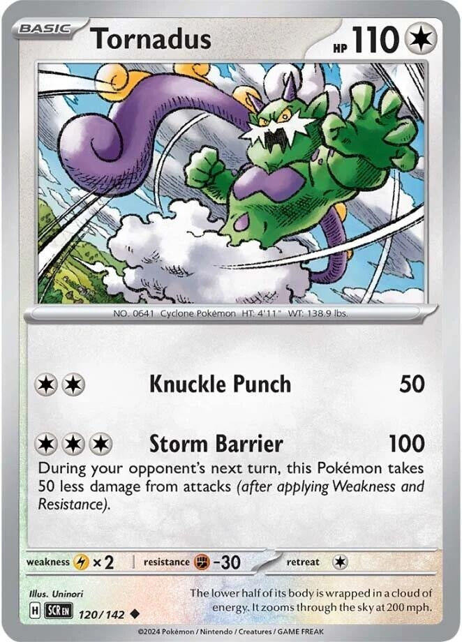Image for Tornadus (120/142) (SV07: Stellar Crown) - Pokemon