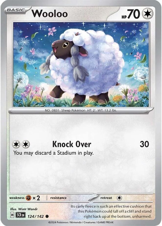 Image for Wooloo (124/142) (SV07: Stellar Crown) - Pokemon