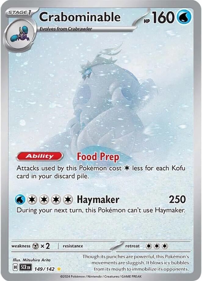 Image for Crabominable (149/142) (SV07: Stellar Crown) - Pokemon