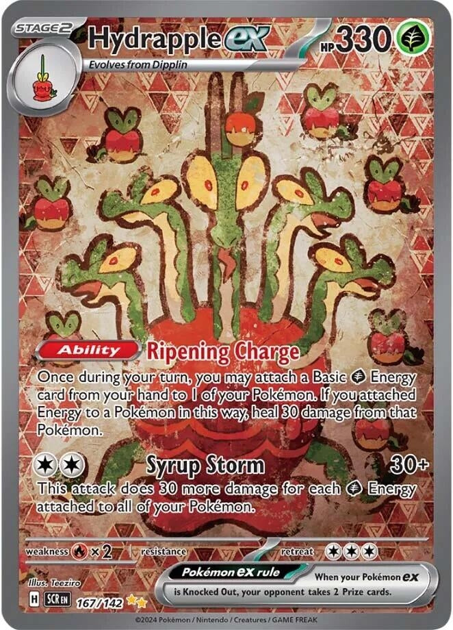 Image for Hydrapple ex (167/142) (SV07: Stellar Crown) - Pokemon