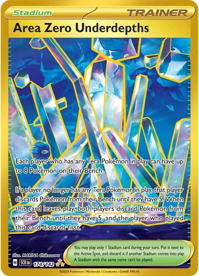 Image for Area Zero Underdepths (174/142) (SV07: Stellar Crown) - Pokemon