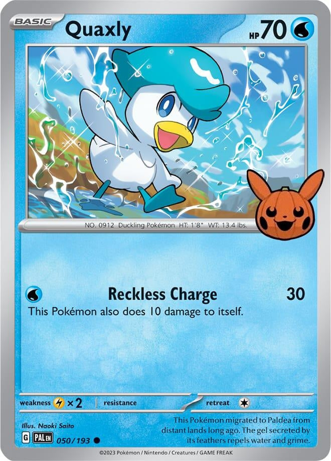 Image for Quaxly (050/193) (Trick or Trade BOOster Bundle 2024) - Pokemon