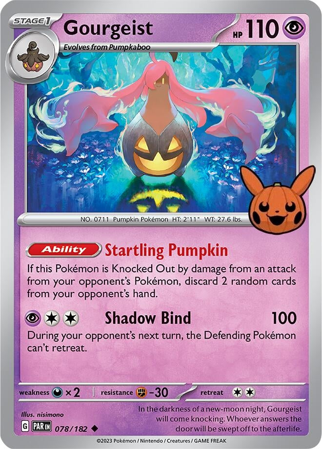 Image for Gourgeist (078/182) (Trick or Trade BOOster Bundle 2024) - Pokemon