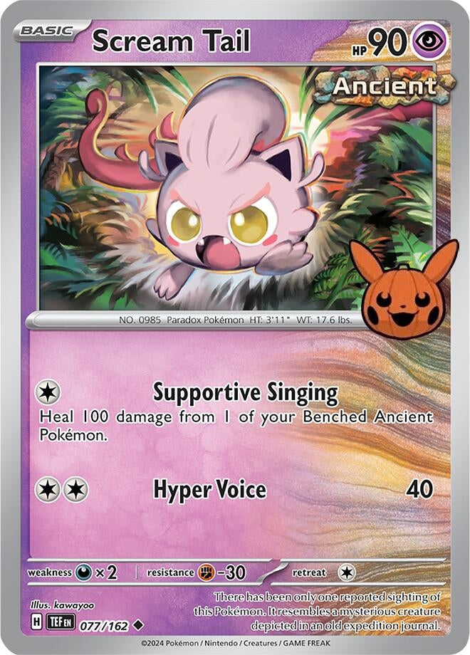 Image for Scream Tail (077/162) (Trick or Trade BOOster Bundle 2024) - Pokemon