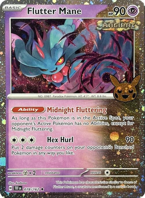 Image for Flutter Mane (Cosmos Holo) (078/162) (Trick or Trade BOOster Bundle 2024) - Pokemon