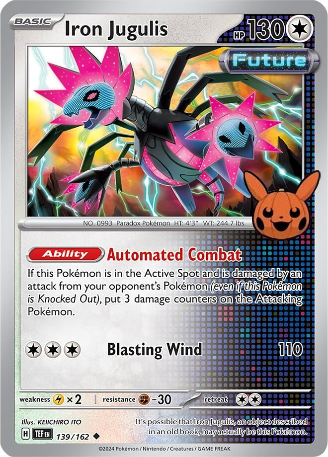 Image for Iron Jugulis (139/162) (Trick or Trade BOOster Bundle 2024) - Pokemon
