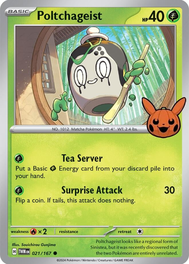Image for Poltchageist (021/167) (Trick or Trade BOOster Bundle 2024) - Pokemon
