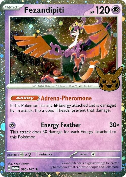 Image for Fezandipiti (Cosmos Holo) (096/167) (Trick or Trade BOOster Bundle 2024) - Pokemon